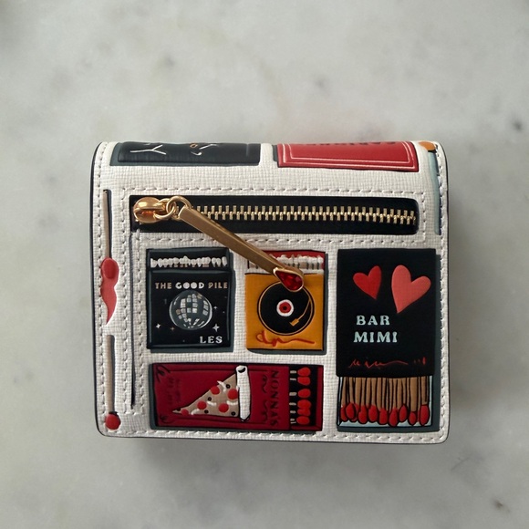 Kate Spade NEW Morgan Matchbox Embossed Small Bifold Wallet - Picture 5 of 7